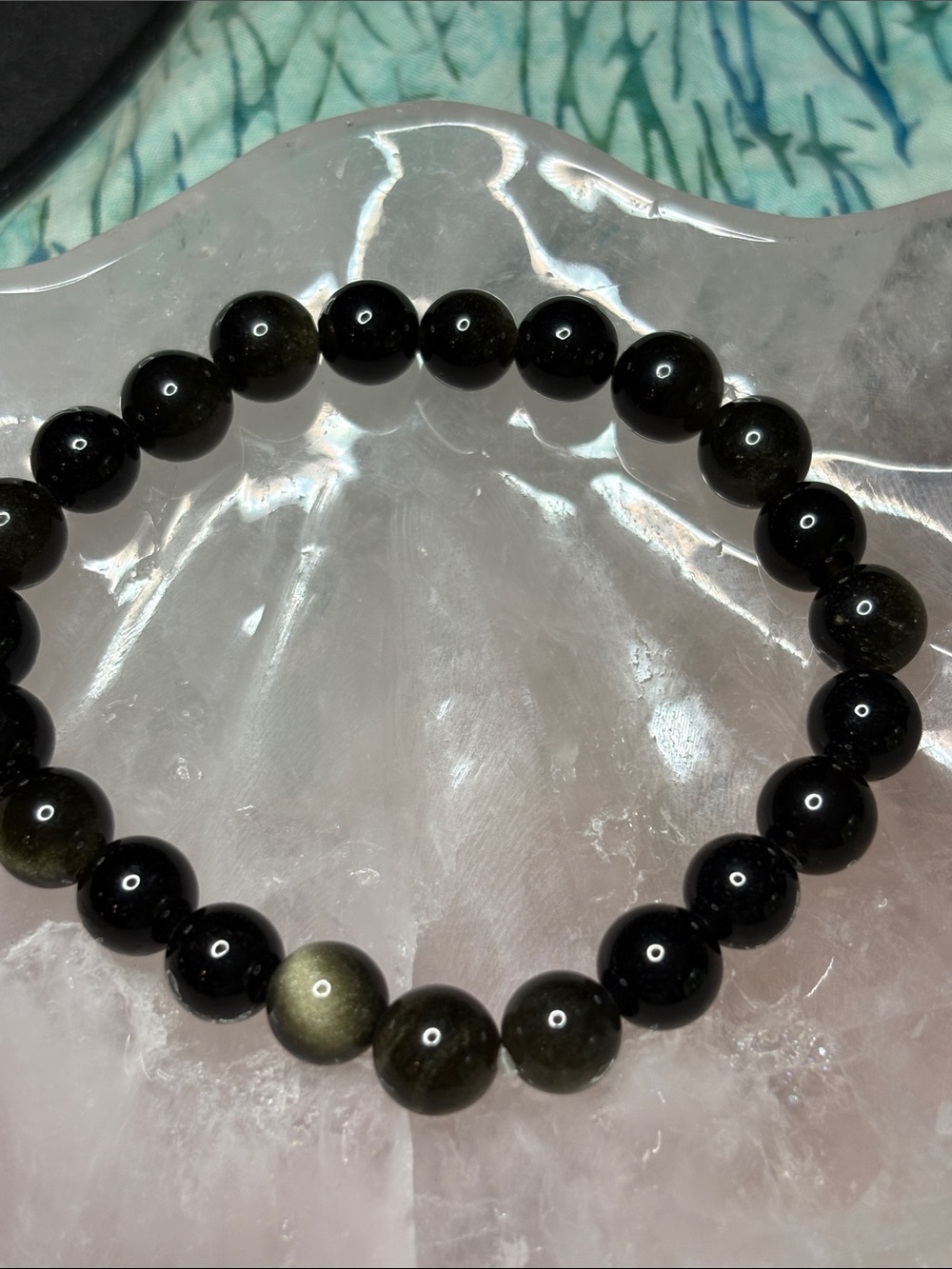 Golden sheen Obsidian